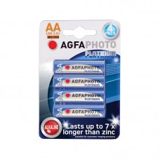 Agfaphoto Platinum AA 1.5v Alkaline Battery 4 Pack