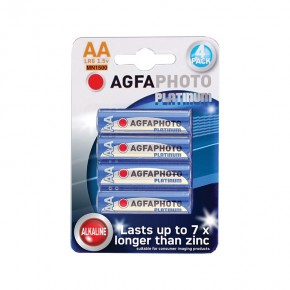 Agfaphoto AA 1.5v Alkaline Battery 4 Pack