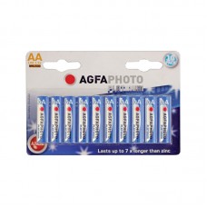 AgfaPhoto Platinum AA 1.5v Alkaline Battery 10 Pack