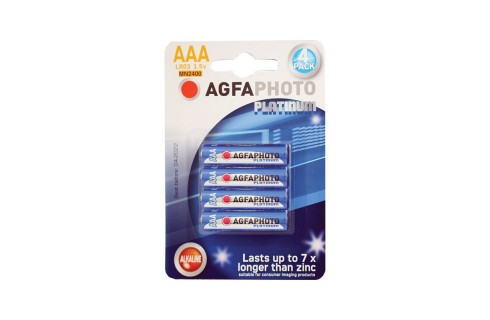 AgfaPhoto AAA 1.5v Alkaline Battery 4 Pack AgfaPhoto AAA 1.5v Alkaline Battery 4 Pack