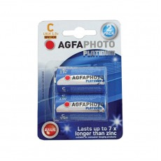 AgfaPhoto Size C/MN1400/LR14 Alkaline Battery 2 Pack AgfaPhoto Size C/MN1400/LR14 Alkaline Battery 2 Pack