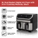 Black+Decker 9L Dual Basket Air fryer - Black Black+Decker 9L Dual Basket Air fryer - Black