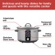 Black+Decker 6.5 Litre Digital Slow Cooker - Silver/Black