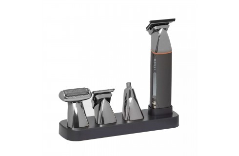 Carmen Titan 4 in 1 Grooming Set - Titanium and Orange