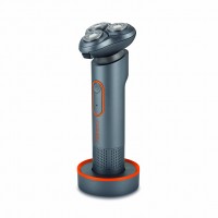 Carmen Titan Cordless Shaver Set - Titanium and Orange