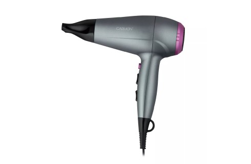 Carmen Neon Series 2200W Hair Dryer - Graphite/Pink