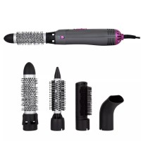 Carmen Neon 4 in 1 Hot Air Styler - Graphite/Pink