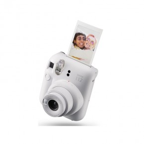 Fujifilm Instax Mini 12 Instant Camera - Clay White Fujifilm Instax Mini 12 Instant Camera - Clay White