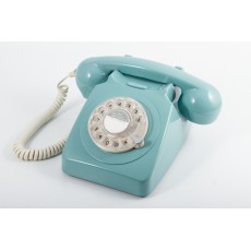GPO 746 Classic Rotary Dial Home Telephone - Blue