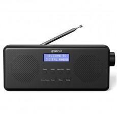Groov-e Vienna Rechargeable DAB & FM Radio with Bluetooth - Black