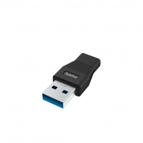 Hama USB OTG USB-A (Male)  to USB-C (Female) Socket adapter, USB 3.2 Gen 1, 5 Gbit/s