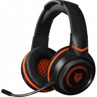 Liocat HP785C Wired Over Ear Gaming Headphones - Black/Orange