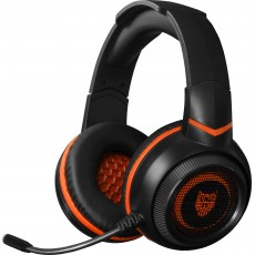 Liocat HP785C Wired Over Ear Gaming Headphones - Black/Orange