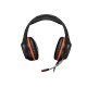 Liocat HP785C Wired Over Ear Gaming Headphones - Black/Orange
