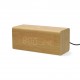 Nedis CLAR3004BN Wooden FM Digital Alarm Clock Radio