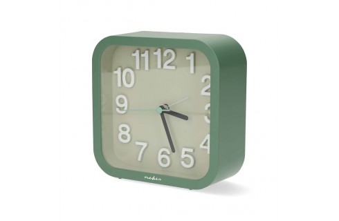 Nedis CLD1004GN Analogue Desk Clock - Green