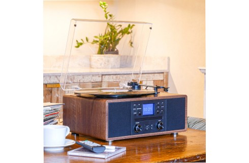Steepletone Austin All in One Music Centre & Record Player