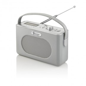 Swan Retro Bluetooth, DAB/FM Radio - Grey