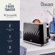 Swan Windsor Textured 2 Slice Toaster