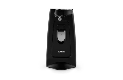 Tower 3 in 1 Can Opener with Knife Sharpener and Bottle Opener - Black Tower 3 in 1 Can Opener with Knife Sharpener and Bottle Opener - Black