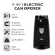 Tower 3 in 1 Can Opener with Knife Sharpener and Bottle Opener - Black Tower 3 in 1 Can Opener with Knife Sharpener and Bottle Opener - Black