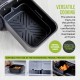 Tower Set of 2 Rectangular Solid Silicone Trays