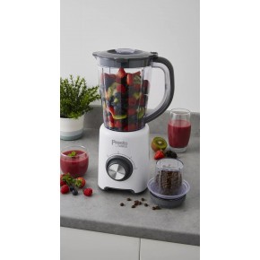 Tower Presto 500W 1.5 Litre Jug Blender and Grinder - White Tower Presto 500W 1.5 Litre Jug Blender and Grinder - White