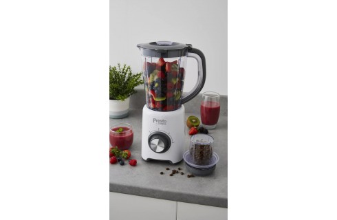 Tower Presto 500W 1.5 Litre Jug Blender and Grinder - White Tower Presto 500W 1.5 Litre Jug Blender and Grinder - White