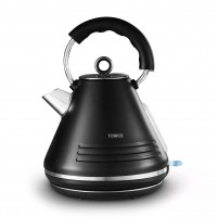 Tower Ash Matte 1.7L Pyramid Kettle - Black