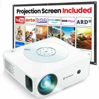 Vankyo Leisure 530W 1080P Full HD Video 5G WiFi iOS & Android Projector - White