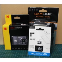 Kodak Pixpro FZ45 16MP, 4x Optical Zoom Digital Compact Camera, 16GB Card & Case 